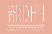 San Diego | Beach Font Set, a Sans Serif Font by Jen Wagner Co (Thumbnail 4 of 9)