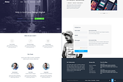 Alaxy (One Page PSD Template), a Landing Page Template by Rebound  (Thumbnail 3 of 3)