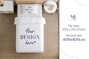 Bedding Mockup, Duvet Cover Pillow, a Household Mockup by Mie Mockup Studio (Thumbnail 5 of 5)