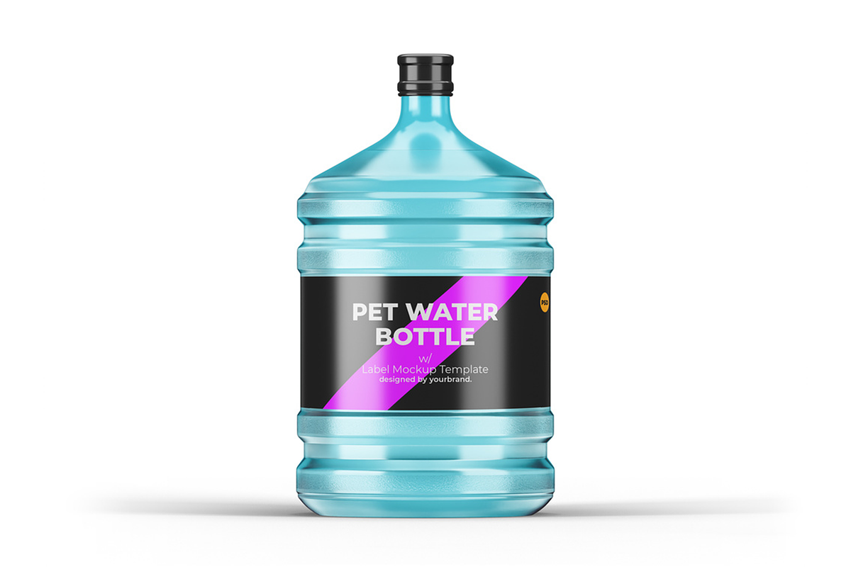 Water Dispenser Bottle Mockup, a Household Mockup by Se٧enStudio (Photo 2 of 2)