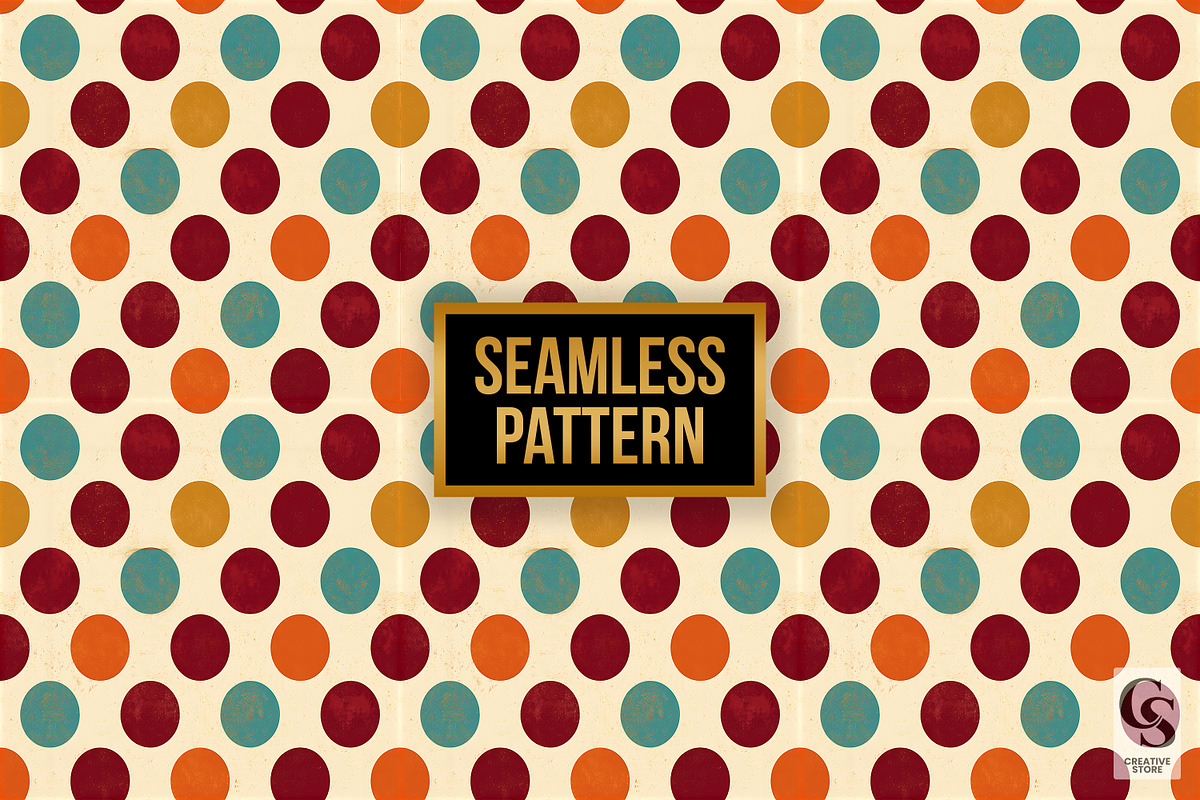 Southwestern Polka Dots Pattern, a Pattern Graphic by Creative Store (Photo 4 of 5)