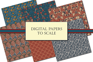 Autumn Boho William Morris Patterns