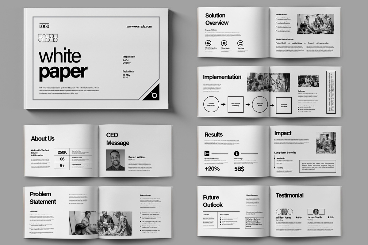 Business Whitepaper Layout