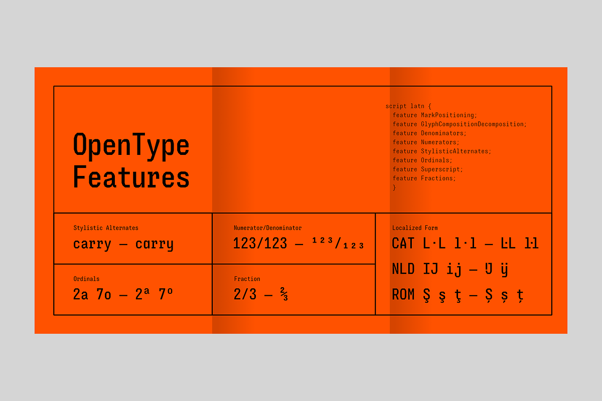 Perupa Mono | Polygonal Monospace, a Sans Serif Font by Wahyu & Sani Co. (Photo 14 of 14)