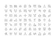 Human Resource Icons, an Outline Icon by Prosymbols (Thumbnail 5 of 5)