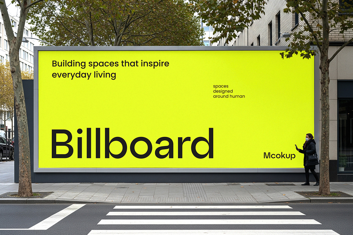 Street Advertising Billboard Mockup, an Advertising Mockup by graphypix (Photo 1 of 4)