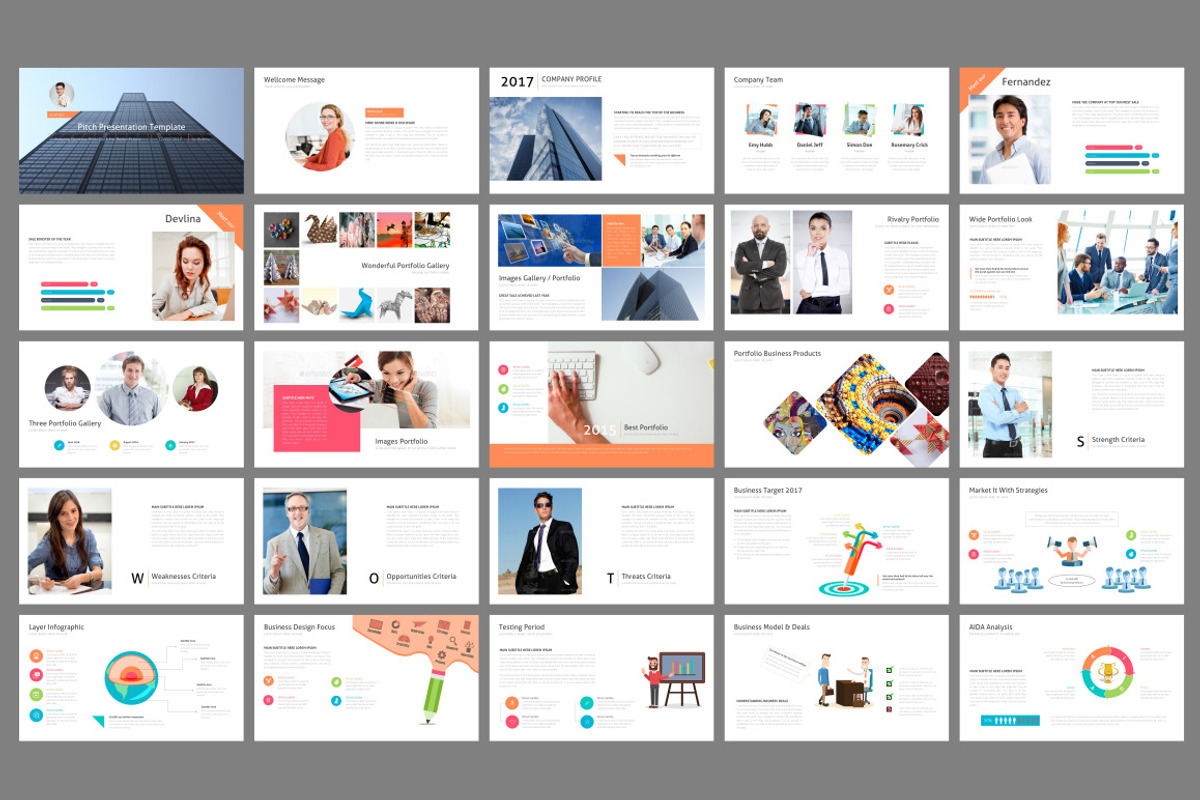 Pitch Business Presentation, a Presentation Template by GreenDesign (Photo 1 of 4)