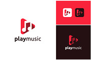 Video Music Play Button Logo, a Branding & Logo Template by ika trisiana (Thumbnail 2 of 2)
