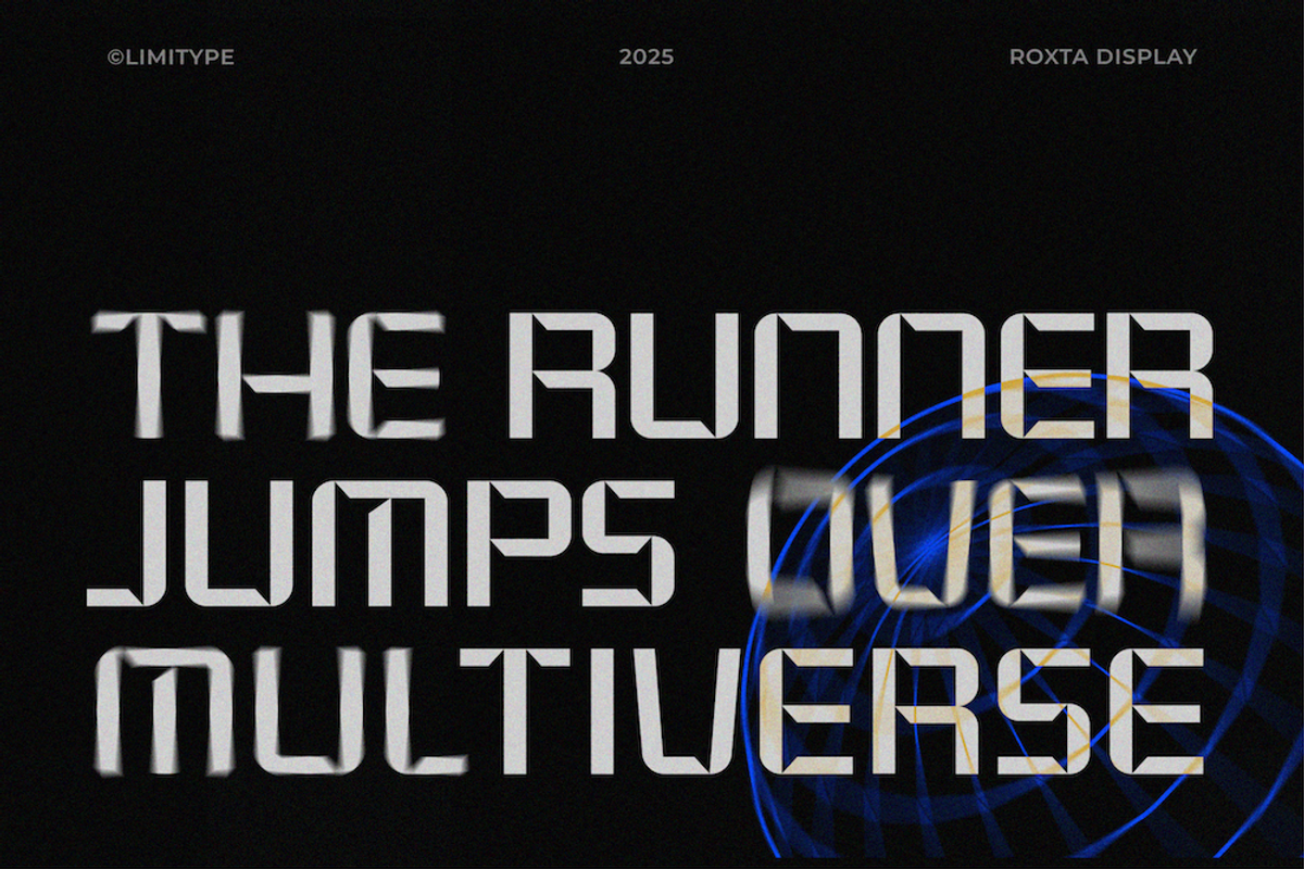 Roxta - Futuristic Font, a Sans Serif Font by limitype (Photo 6 of 10)