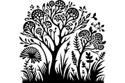 Whimsical Nature Cut Bundle, an Object Graphic by abu67222 (Thumbnail 7 of 13)
