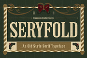 Seryfold, a Serif Font by graphicook (Thumbnail 1 of 10)