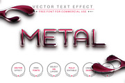 Pink Metal - Editable Text Effect, a Layer Style Add-On by rwgusev (Thumbnail 1 of 5)