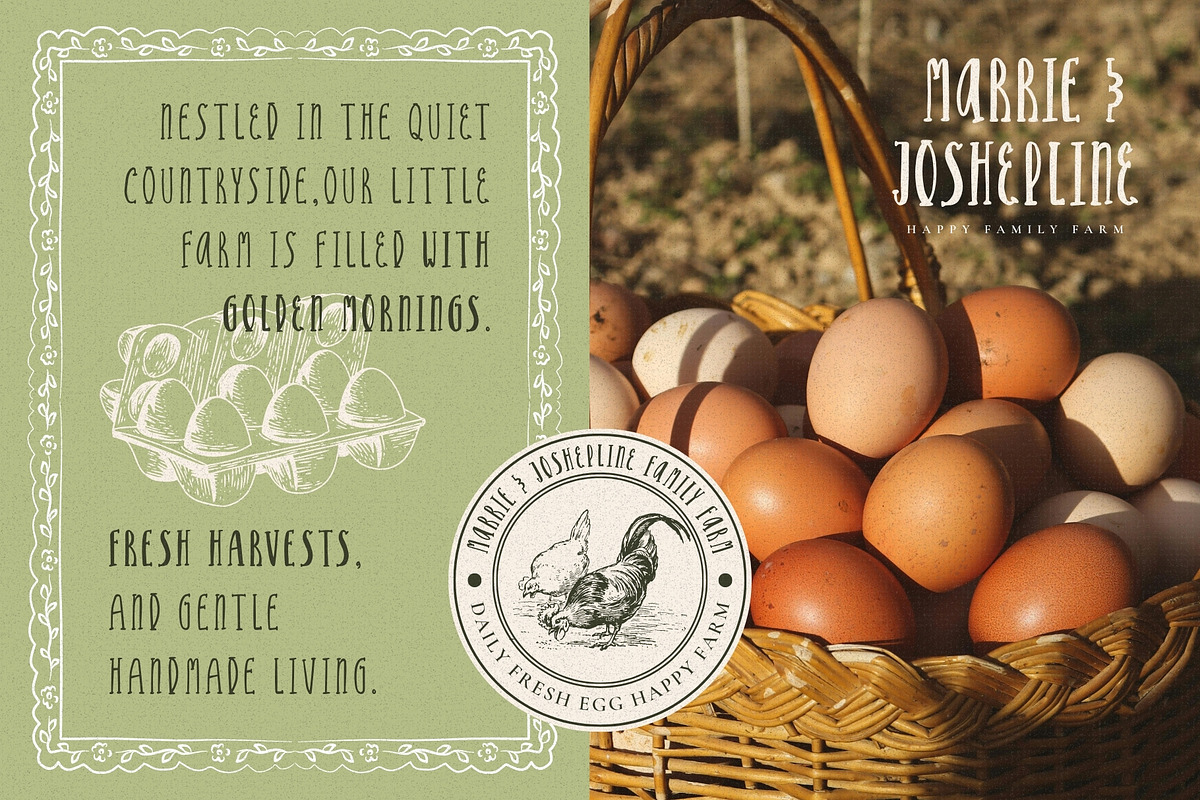 Garden Stories Cozy Storybook Font, a Handwritten Font by Sloulyfe (Photo 4 of 9)
