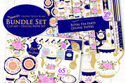 Tea, Tea Party, Afternoon Tea, a Food Illustration by Mia's Graphic Design (Thumbnail 2 of 9)