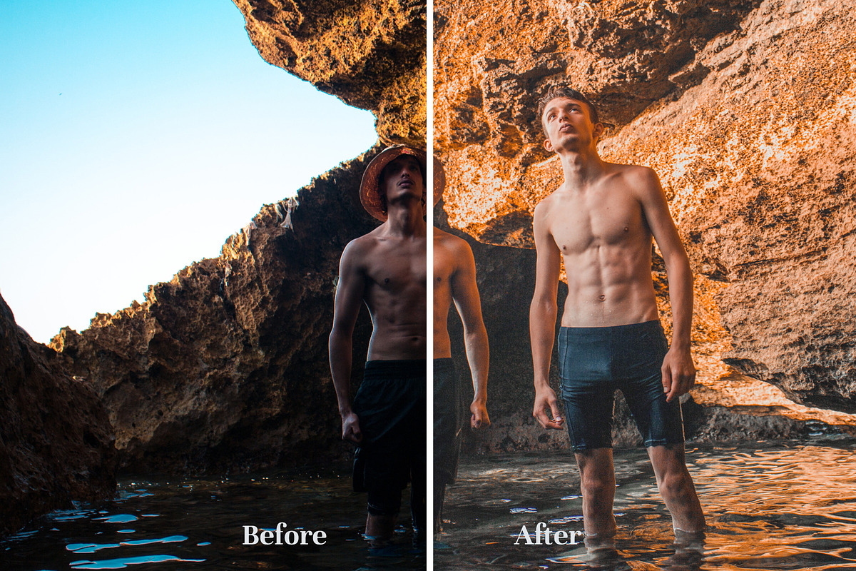 Warm & Golden - Lightroom Presets, an Action Add-On by Maple Visuals (Photo 6 of 13)