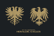 6 Distressed Heraldic Eagles, an Object Graphic by Damien (Thumbnail 4 of 4)