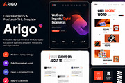 Arigo Agency Portfolio Next Template, a HTML Template by Helenshop (Thumbnail 2 of 3)
