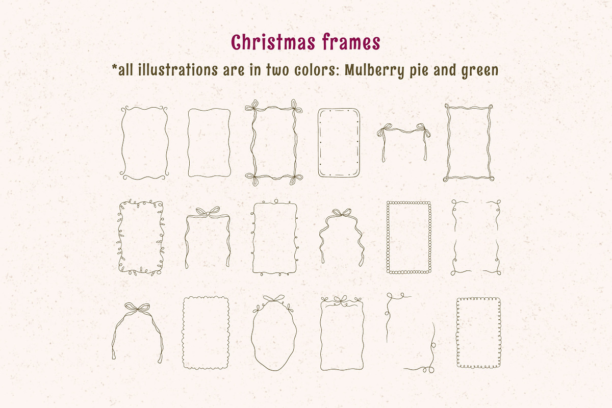 Whimsical Christmas party set, a Decorative Illustration by soboleva alya (Photo 11 of 12)