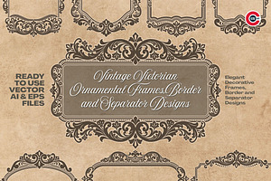 Vintage Victorian Ornamental Frames