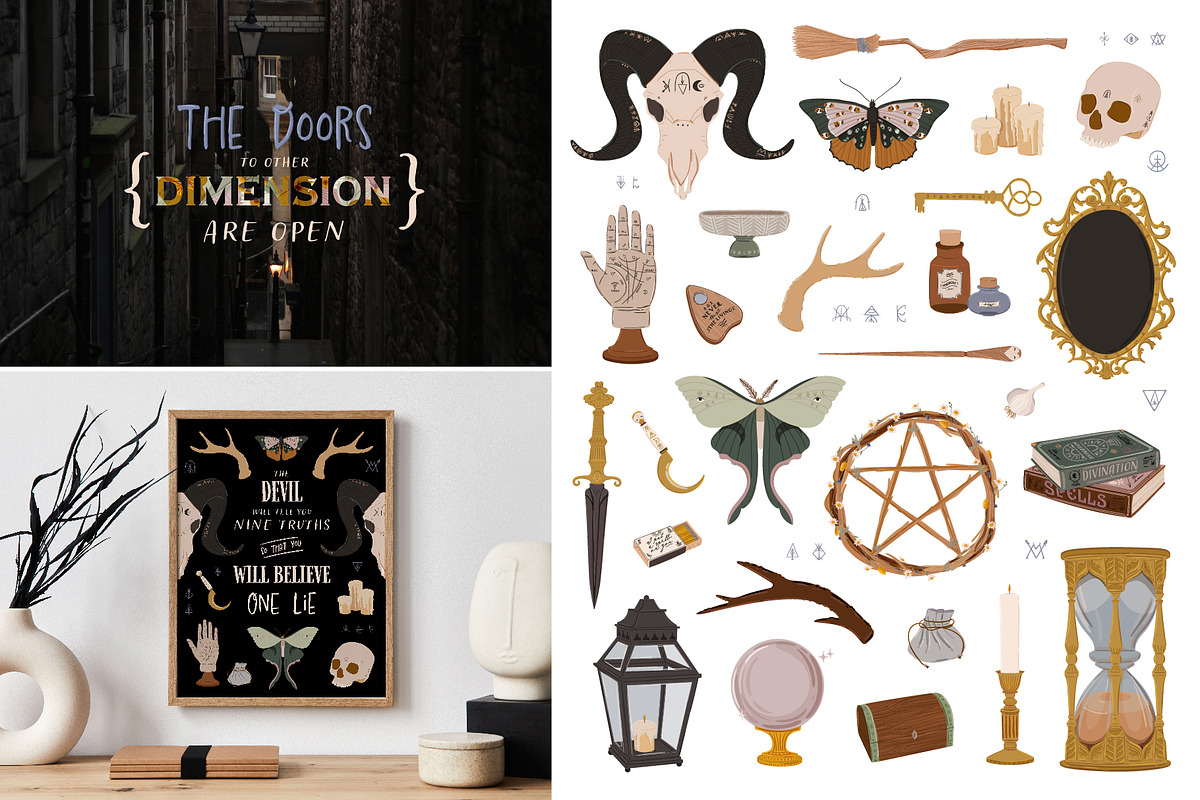 Botany & Halloween mystery BUNDLE, a Decorative Illustration by Ruslana Lubenets (Photo 24 of 47)