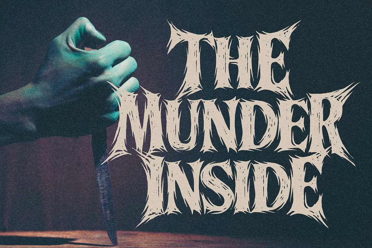 Blade Desire a Blackmetal Font, a Blackletter Font by Blankids Studio (Photo 4 of 10)