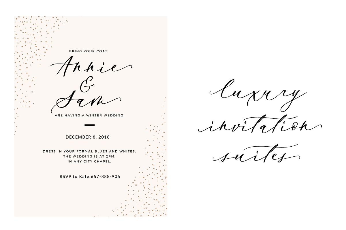 Enchantress | Luxury Script, a Script Font by theinkaffair (Photo 6 of 9)
