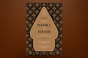 Ethnic Wedding Invitation, an Invitation Template by Aarley Kaiven (Thumbnail 1 of 2)