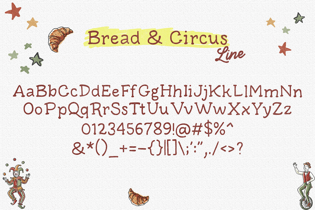 Bread And Circus | Artistic Font Duo, a Handwritten Font by deadlock studio (Photo 11 of 12)