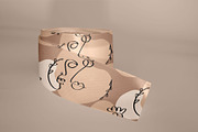 8 Mockups Textured Satin Ribbons, a Packaging Mockup by bazarova (Thumbnail 8 of 12)