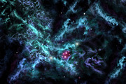 Space Scene Game Backgrounds, an Illustration by quicky (Thumbnail 3 of 4)