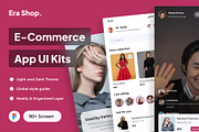 Era Shop - E-Commerce Mobile UI Kits, an UI Kit Template by Minialis (Thumbnail 1 of 6)