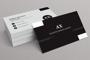 Minimal Business Card, a Business Card Template by MightyDesign