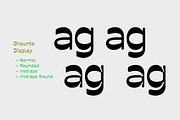 Shaunte Typeface, a Sans Serif Font by Seniors (Thumbnail 5 of 12)