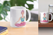 Watercolor Yoga Set, a Healthcare Illustration by Tabiti (Thumbnail 25 of 30)