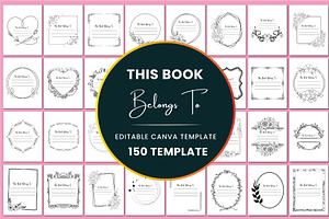 Ultimate This Book Belongs To, a Stationery Template by Shumaya