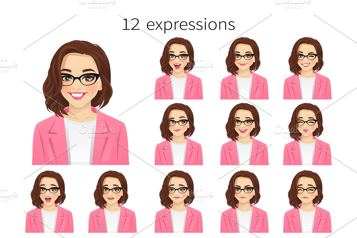 Casual young business woman, a Person Illustration by Volha Hlinskaya (Photo 3 of 6)