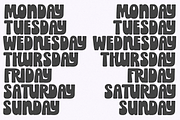 Super Trendy | Retro Font, a Font by KA Designs (Thumbnail 13 of 13)
