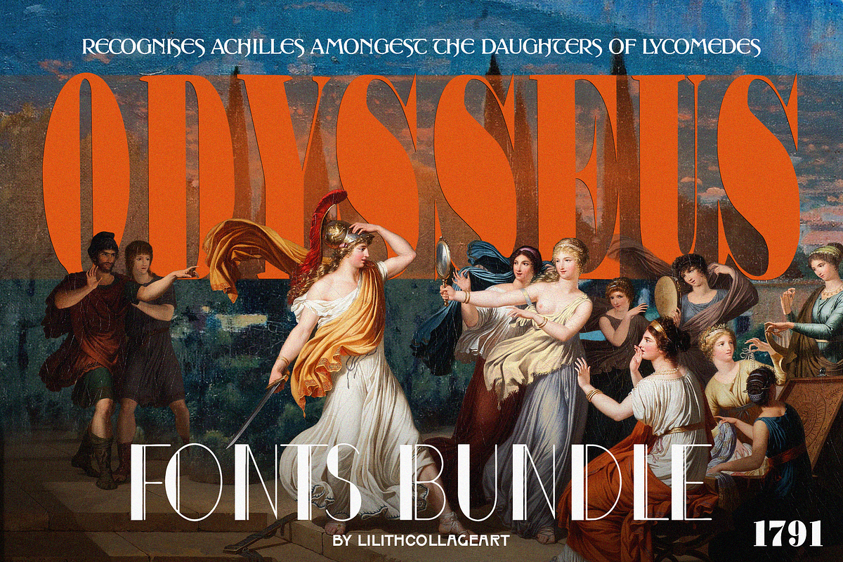 The Painted Muse - Fonts Bundle, a Handwritten Font by Lilithcollageart (Photo 4 of 19)