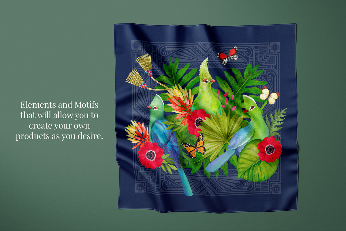 Exotic Wilderness, a Decorative Illustration by Dana Designs (Photo 2 of 18)