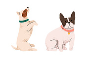 Cute dogs of different breeds set, an Animal Illustration by Good Studio (Thumbnail 5 of 7)
