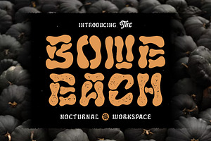 Bone Each Font, a Symbol Font by Nocturnal Workspace