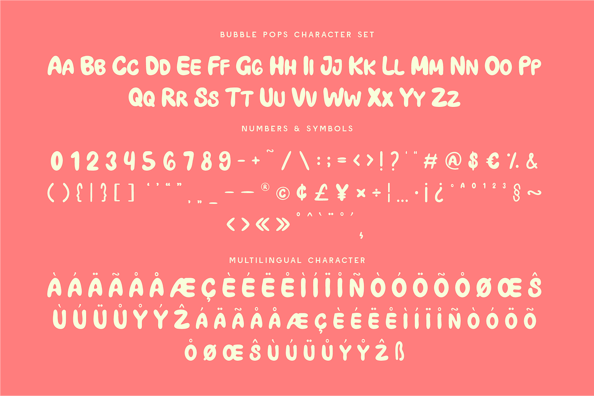 Bubble Pops - Fun Display, a Sans Serif Font by Indotype Foundry (Photo 6 of 10)