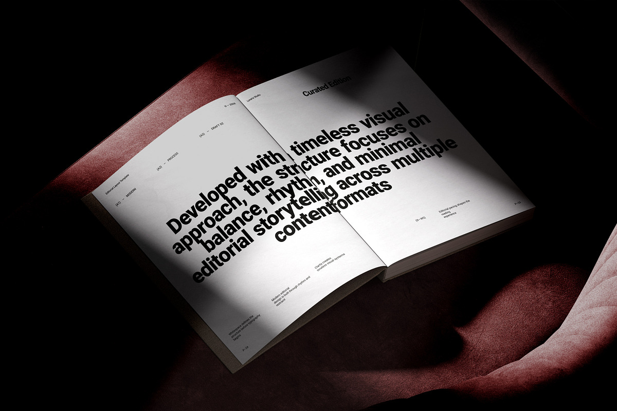 Minimal Editorial Layout Template, a Magazine Template by Lunaria (Photo 11 of 13)