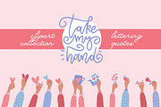 Valentine's hands - clipart bundle, a Person Illustration by Lana Sham (Thumbnail 1 of 10)