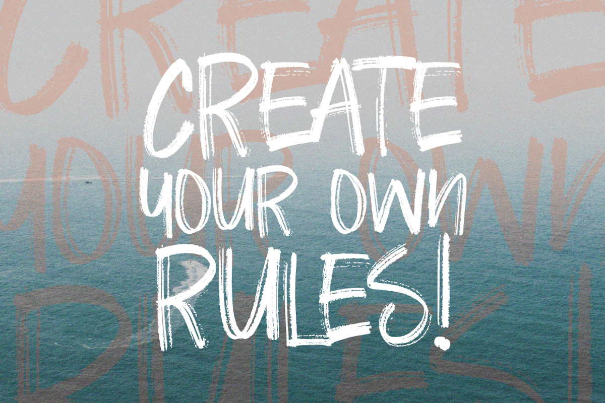 Real Flores – Bold Brush, a Handwritten Font by tebaltipislab (Photo 5 of 10)