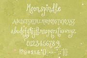 Moonspindle - Whimsy Font, a Handwritten Font by Lilithcollageart (Thumbnail 6 of 14)
