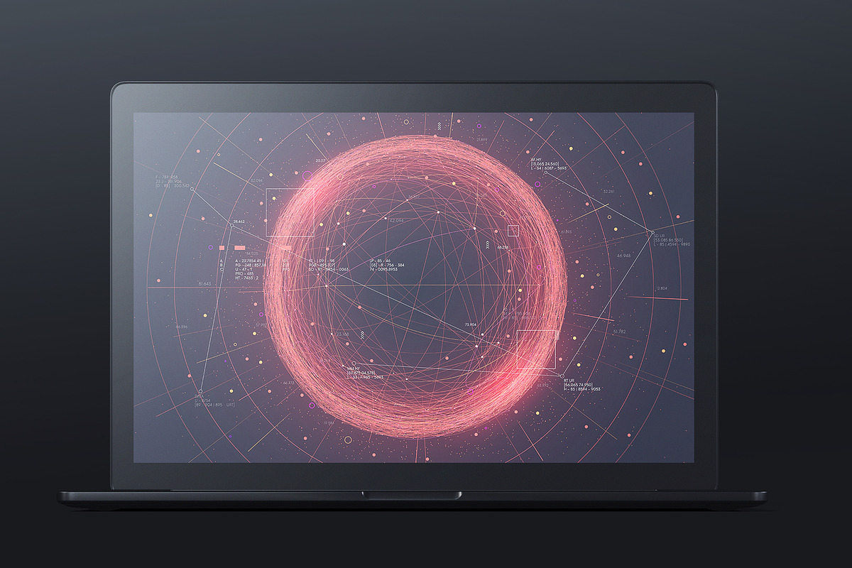 10 Data visualization background, a Technology Illustration by MaximGertsen (Photo 6 of 7)