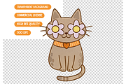 Groovy Halloween Clipart, an Illustration by TatiMockup (Thumbnail 6 of 6)