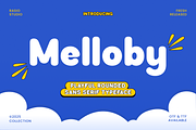 Melloby Playful Rounded Sans Font, a Sans Serif Font by Rasio Studio (Thumbnail 1 of 9)