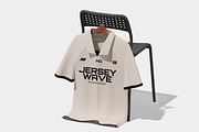 Jersey Wave Mockup, a Shirt Mockup by Unerispace (Thumbnail 2 of 5)